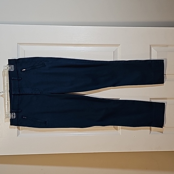 Level 99 Ankle Pants Blue Zip Pockets Size 28 - Picture 1 of 10